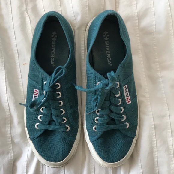 turquoise superga